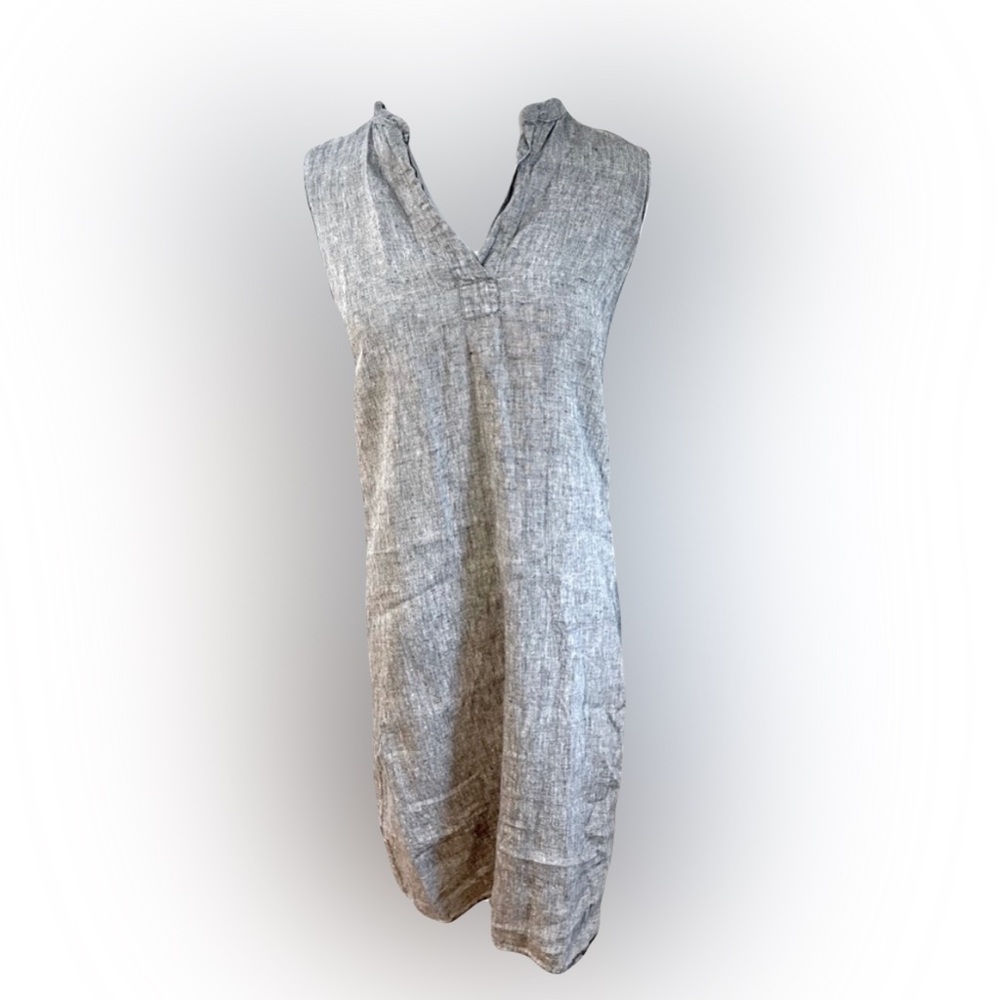 NUTHATCH Ethically Made in Maine Linen Dress P
